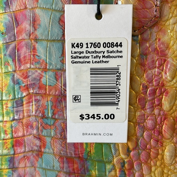 NWT RETIRED Large Saltwater Taffy Melbourne satchel - Picture 3 of 8